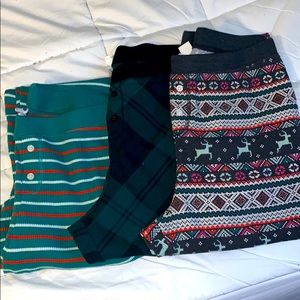 3 Pairs of Old Navy PJ bottoms